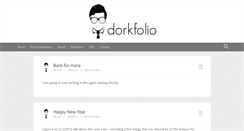 Desktop Screenshot of dorkfolio.net